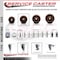 Service Caster 3.5 High Temp Glass Filled Nylon 7/16'' Grip Ring Stem Caster Set 2 Brakes, 4PK SCC-GR20S3514-GFNSHT-716138-2-TLB-2 - alternate 3